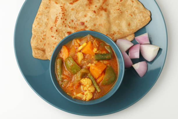 Chapati Sabzi Recipe Quick Indian Lunch or Dinner