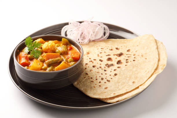 Chapati Sabzi Recipe Quick Indian Lunch or Dinner